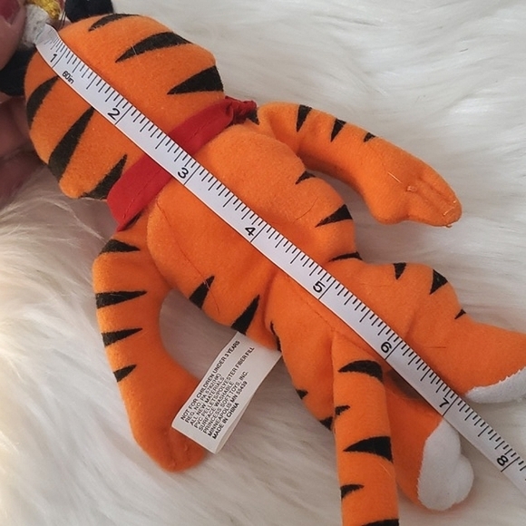 Authentic 90s Vintage Tony the Tiger Kellog Frosted Flakes 8" Stuffed Plush 1997 - Picture 7 of 10
